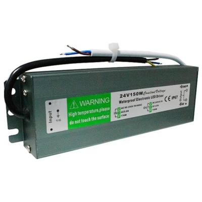 LED  barošanas  bloks  IP67 , 24V , 150W , 6.25A