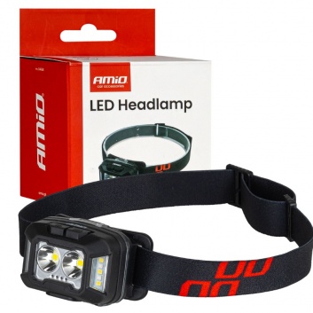 LED  galvas  lukturis  2xXPG+10SMD , 1800mAh , ĪPAŠI SPOŽS