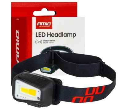 LED  lukturis  COB , 1800mAh