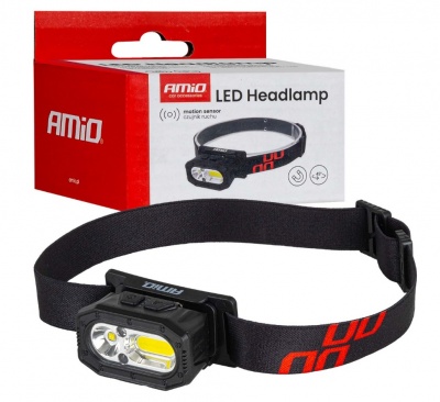 LED  galvas  lukturis  XPG+COB , 1000mAh