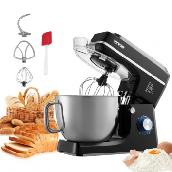 VEVOR  stacionārais  mikseris , 8.3QT  mīklas  mikseris, 1400W  6+P ātrumi,