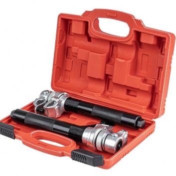 Statņu  atsperu  saspiešanas  instrumentu  komplekts  ar  drošības  kronšteinu