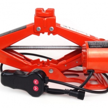 Elektriskais  šķērveida  domkrats  ar  tālvadības  pulti  un  remonta  komplektu  3T , 12V