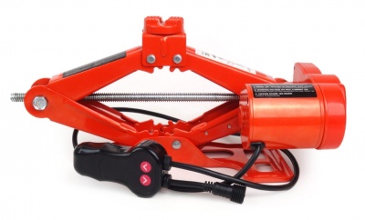 Elektriskais  šķērveida  domkrats  ar  tālvadības  pulti  un  remonta  komplektu  3T , 12V