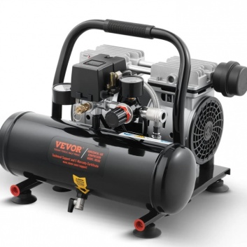 VEVOR  gaisa  kompresors, 1 galona  tērauda  tvertne, 1 ZS 1,5 CFM 7 bar , eļļu  nesaturošs