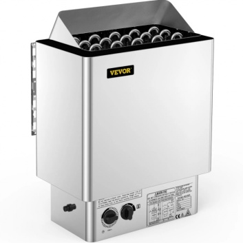 VEVOR  9KW  pirts  sildītājs, 380V-415V  ar  iebūvētu  vadības  bloku