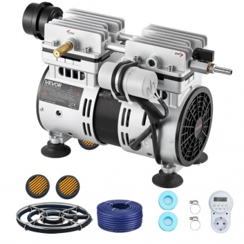 VEVOR  dīķu  aerators  5,2 CFM  aerācijas  sistēma  ezeriem  līdz  3 akriem , 4/5 ZS gaisa  kompresors,