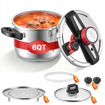 VEVOR  spiediena  katls , 6 litru