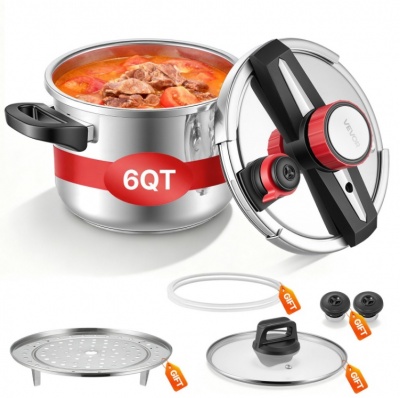 VEVOR  spiediena  katls , 6 litru