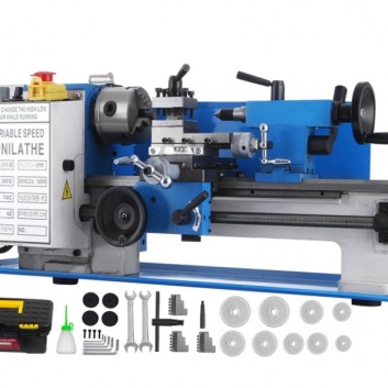 VEVOR  mini  metāla  virpa  7x12 collu ,  maināms  ātrums  2250 apgr./min. 400 W