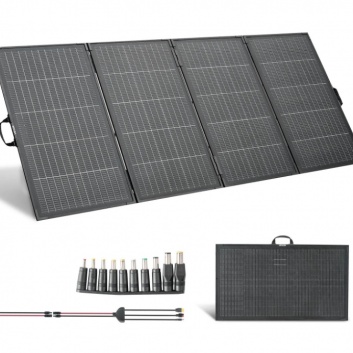 VEVOR  400W  salokāms  saules  panelis  ar  rāmi , 16BB  N tipa  monokristālisks  saules  panelis, 24% efektivitāte, IP67