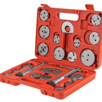 Bremžu  virzuļu  saspiešanas  un  atsitiena  instrumentu  komplekts , 22 elementi