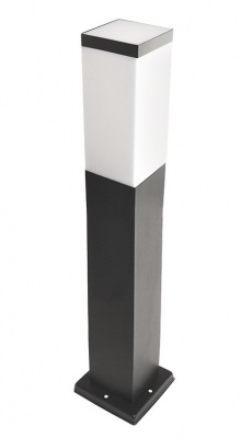 Soppa  dārza  apgaismes  stabs  1x E27 , 65cm , melns , IP44