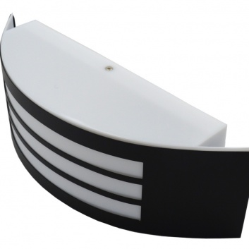 Oliana bis  fasādes  gaismeklis  1x E27 , melns