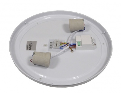 Wilton  2*E27  apaļa  antracīta  griestu lampa ar  mikroviļņu  sensoru