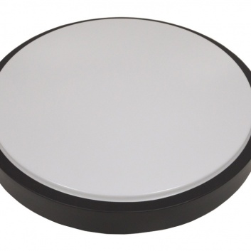 Wilton  griestu  lampa  2*E27 , apaļa , melna , MV  sensoru