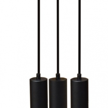 Karadon  3*GU10  piekaramā  lampa , melna , apaļa , 56x290