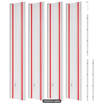 VEVOR  zāģa  vadotne, griešanas  diapazons  2794 mm, komplektā  ietilpst  2 x 698,5 mm  alumīnija  ekstrudētas  vadotnes