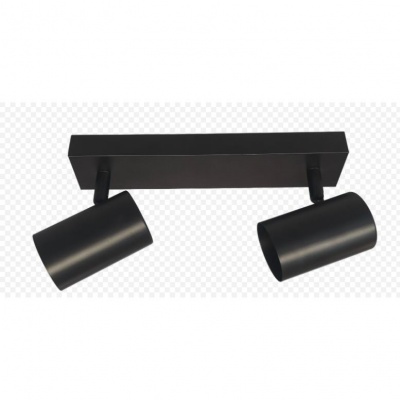 Richi  2xGU10  LED  sienas ,griestu  lampa, regulējama , melna