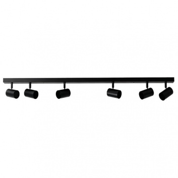 Richi  6xGU10  LED  sienas  lampa, regulējama , melna