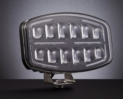 LED  papildlukturis , 75 W, ovāls  ar  dubultu, dinamisku  gabarītgaismu