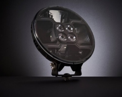 LED  tālās  gaismas  lukturis, 9 collas , 160 W , 14500 Lm , ar  dubulto  gabarītgaismu