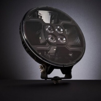 LED  tālās  gaismas  lukturis, 9 collas , 160 W , 14500 Lm , ar  dubulto  gabarītgaismu