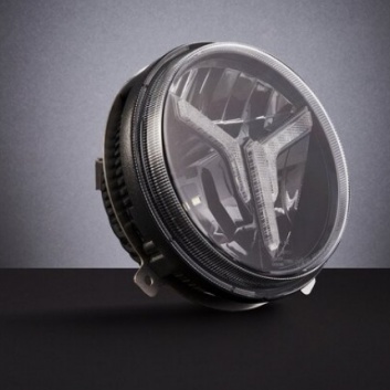 Priekšējais  lukturis , apaļš  LED