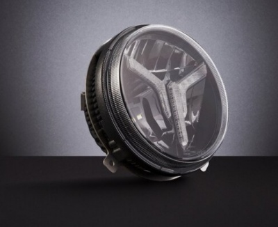 Priekšējais  lukturis , apaļš  LED