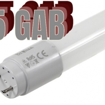 Relti  T8  LED  dienasgaismas  spuldzews , 120 cm , 18 W , vienpusēja , 4000K , 25 gabalas