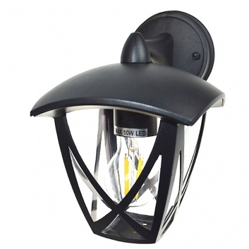 Odina  E27  fasādes  armatūra , melna