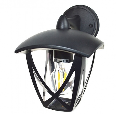 Odina  E27  fasādes  armatūra , melna