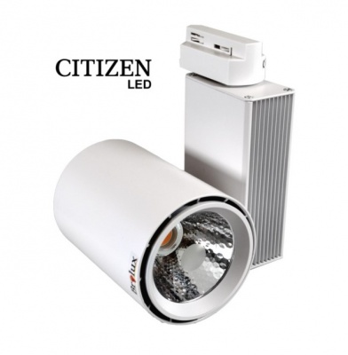 Sliežu  LED  gaismeklis  Brently , 1 fāzes , 30W , 4000K , balts