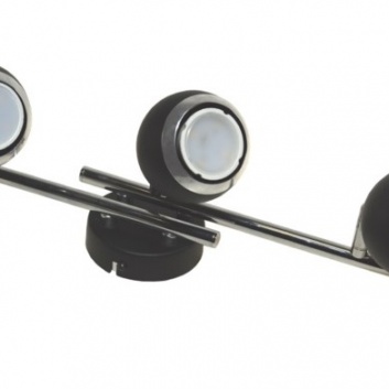 Kynis  prožektora  lampa , 3xGU10 , melna