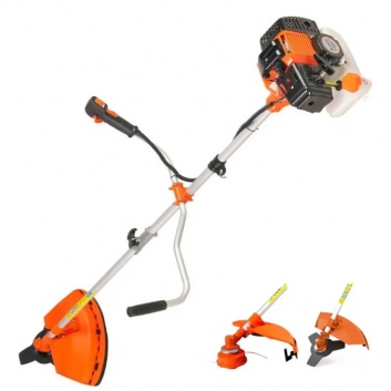 Powertech  PT-550: 2-in-1  benzīna  krūmgriezis-trimmeris - 55cc