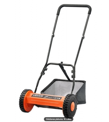 VEVOR  stumjamais  zāles  pļāvējs  ar  ruļļiem , 40 cm , 5 asmeņi