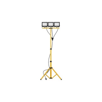 SMD  Tiga  LED  prožektoru  komplekts  ar  statīvu , 3x50W , 4500K