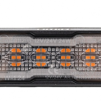 LED  sānu  marķieris  ar  stroboskopu , R65 , R148 , 12V-24V , 24W , AMIO-04860