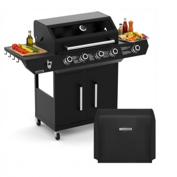 Gāzes  grils  4+1 , 17kW  Varen  Black  5.0