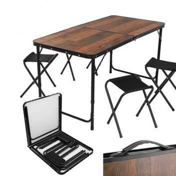 Gardlov  saliekamais  dārza  galds + 4 krēsli