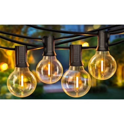 LED  virtene  230V , 10m , 10x E12 , 2700K
