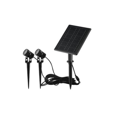 Saules  enerģijas  LED  lampas, 3000K , 2 gab.  komplekts