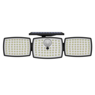 Saules  enerģijas LED  prožektors , IP44 , 179xSMD , PIR
