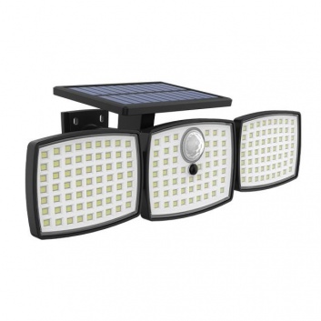 Saules  enerģijas LED  prožektors , IP44 , 179xSMD , PIR