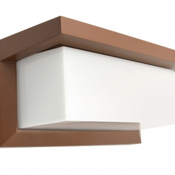 Neely  E27 , IP54 , RAL 8025 , fasādes  gaismeklis , brūns