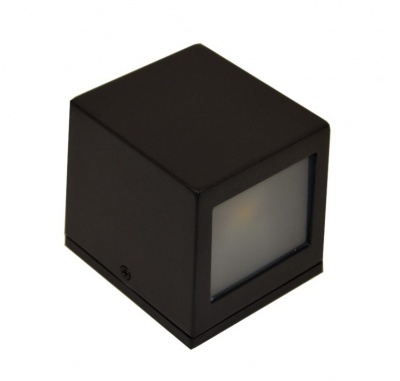 LED  fasādes  gaismeklis  Double  2*5W , 4000K , melns , IP55