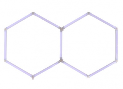 Hexagon  LED  apgaismojums  6500K , 220V , 95 x 163 cm