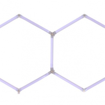 Hexagon  LED  apgaismojums  6500K , 220V , 95 x 163 cm