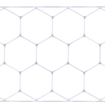 Hexagon  LED  apgaismojums  6500K , 220V , 243,5 x 366 cm