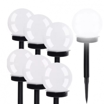 Dārza  saules  lampu  komplekts - bumbiņas  (6 gab. ) 23562
